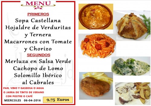 Menu del  06 del 4