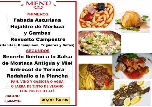 Menu del 2 del 4