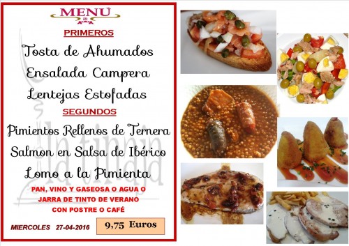 Menu del 27  del 4