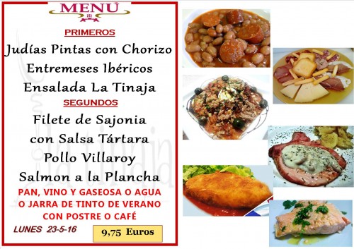 Menu del   23   del 5