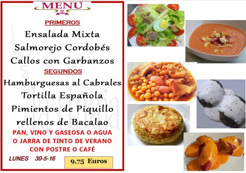 Menu del   30   del 5