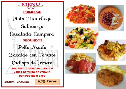 Menu del  07   del  6