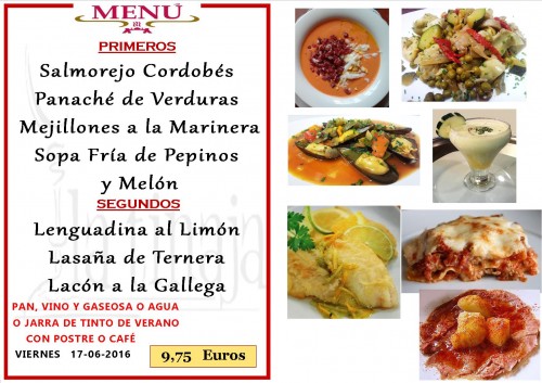 Menu del  17  de 6