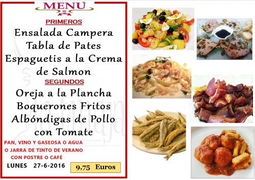 Menu del  27   de 6