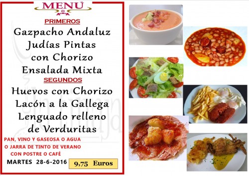 Menu del  28  de 6