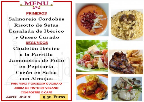 Menu del  30 del   6