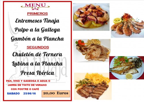 menu del  25  del  6