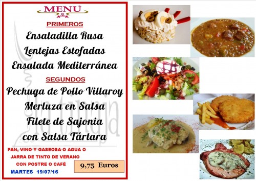 menu del  19  del   7