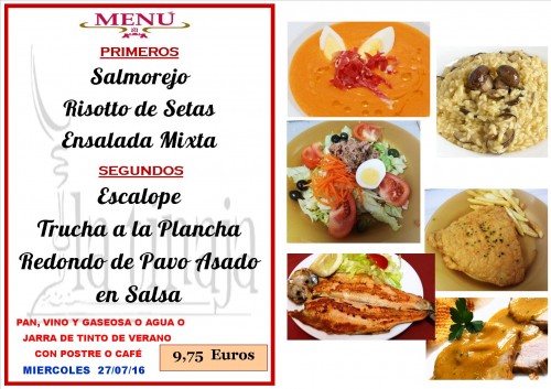 menu del  27  del   7