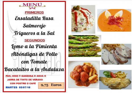 menu del  5  del  7