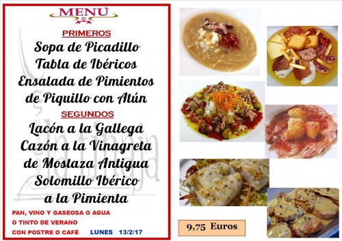 menu del 13 del 2