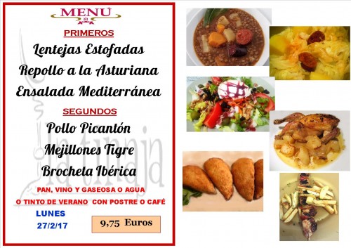 menu del 27 del 2