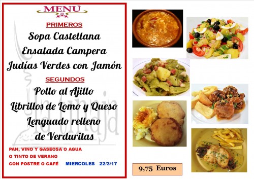 menu del 22 del 3