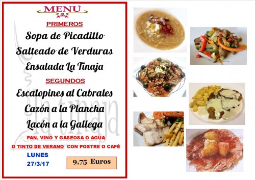 menu del 27 del 3