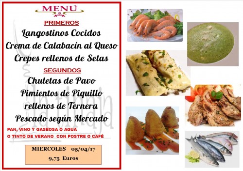 menu del 5 del 4