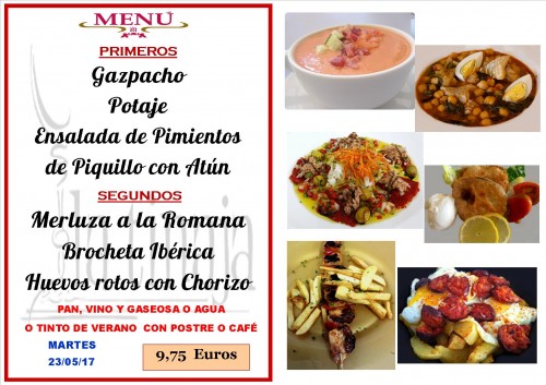 menu del 23 del 5