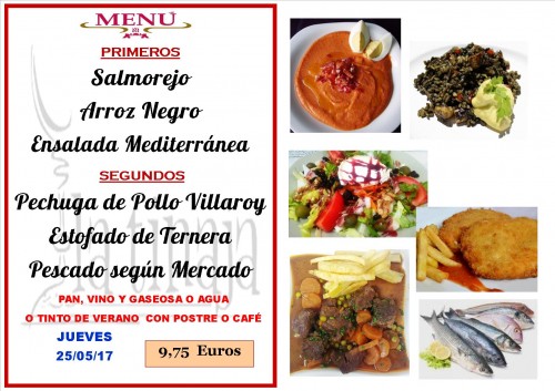 menu del 25 del 5