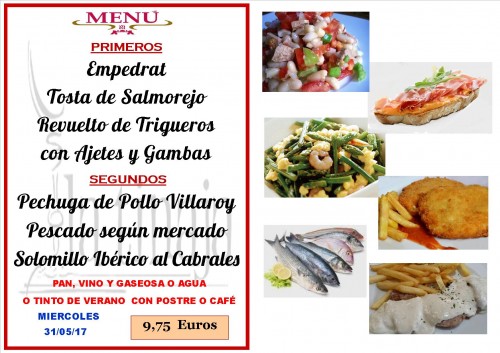 menu del 31 del 5