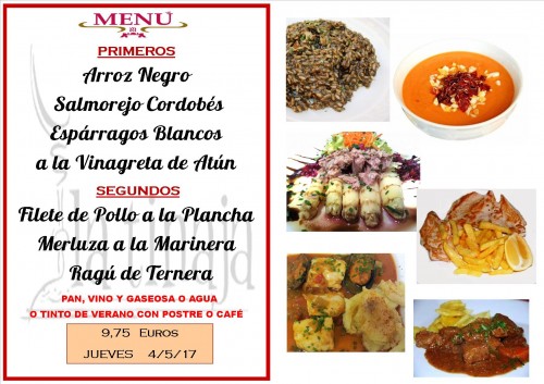 menu del 4 del 5