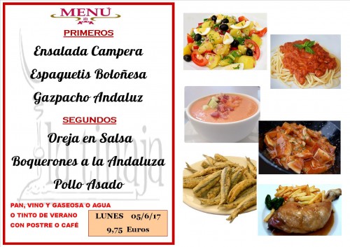 menu del 5 del 6