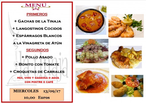 menu 13 del 9