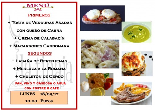 menu 18 del 9