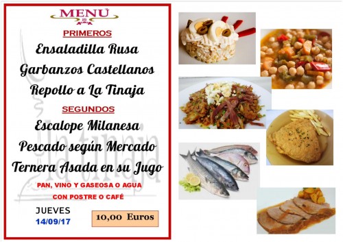 menu del 14 del 9