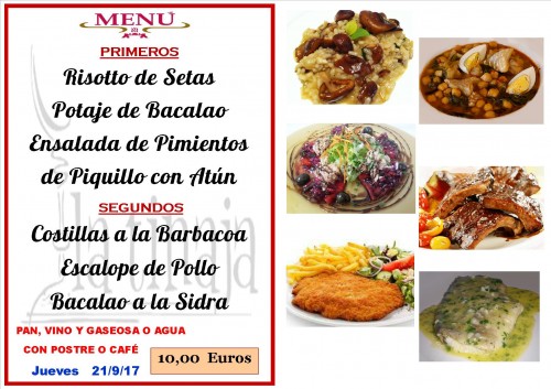 menu del 21 del 9