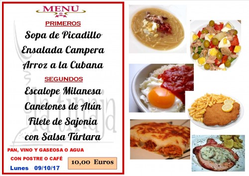 menu del 09 del 10