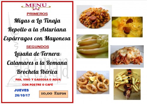 menu del 26 del 10