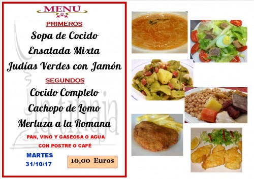 menu del 31 del 10