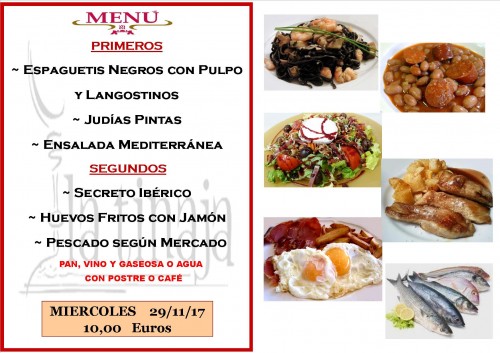 menu 29 del 11