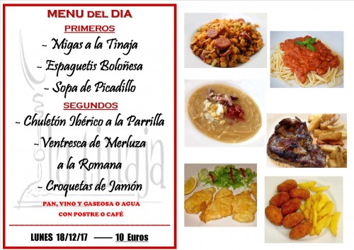 menu 18 del 12