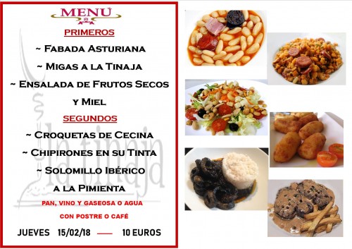 menu 15 del 2