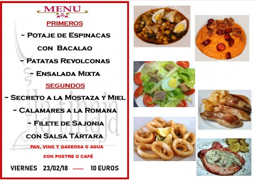 menu 23 del 2