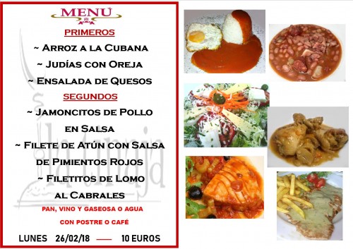 menu 26 del 2