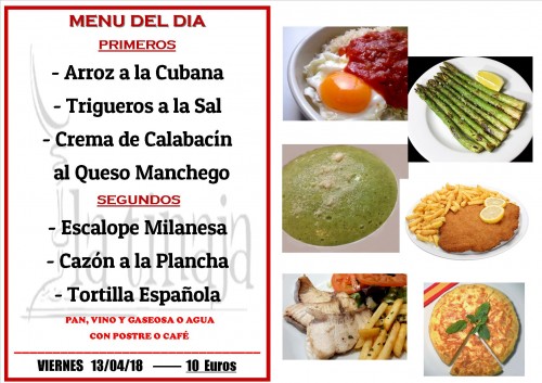 menu 13 del 4